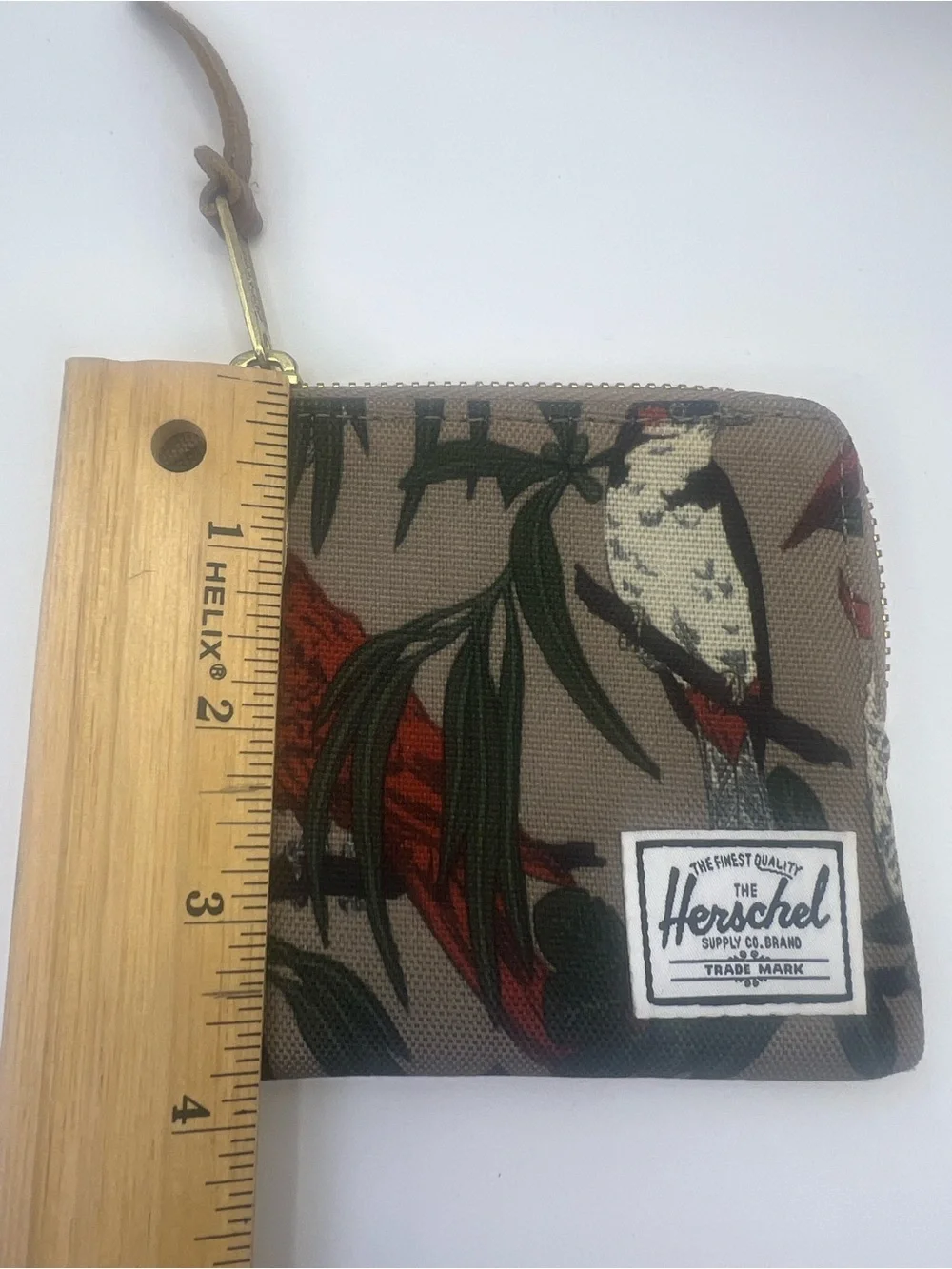 Herschel Supply Co. Johnny Zip Wallet Birds of Herschel Parrot Tropical Pouch
